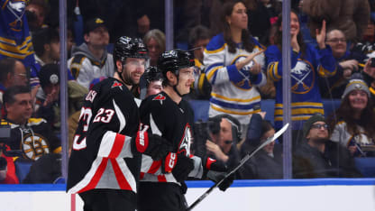 Mattias Samuelsson klev fram för Buffalo Sabres i Rasmus Dahlins frånvaro