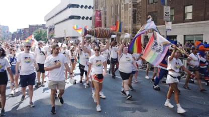 NHL shows support at Pride parade