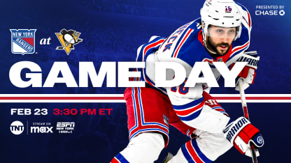 Rangers at Penguins: Pregame Notes | 02.23.25