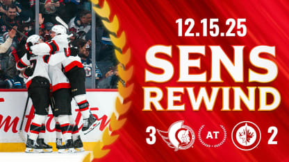 Sens Rewind: Heading Home with a Win