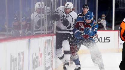 Ryan Graves hit check Los Angeles Kings 2021 March 14