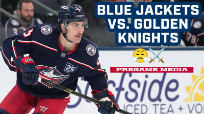 Blue Jackets vs. Golden Knights | Pregame Media
