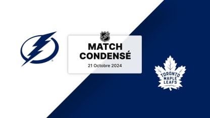 Match condensé: TBL @ TOR 21/10/24