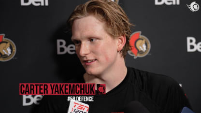 Carter Yakemchuk Postgame Availability vs TOR