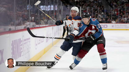 McDavid MacKinnon badge Boucher