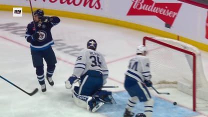 TOR@WPG: Niederreiter scores goal against Dennis Hildeby
