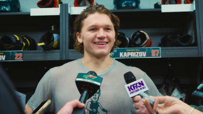 Kaprizov Postgame vs. Vegas 11/16