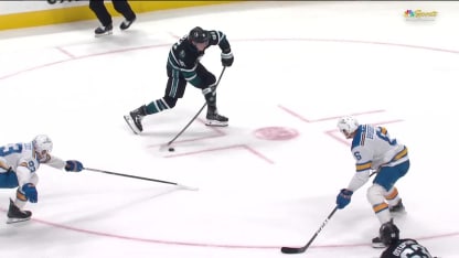 STL@SJS: Gaudette scores goal against Joel Hofer