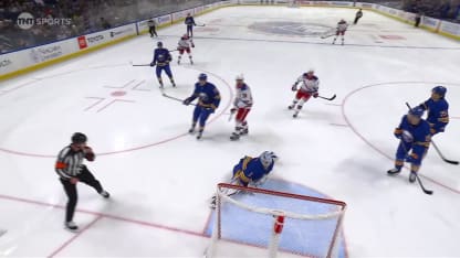 NYR@BUF: Luukkonen with a great save against Chris Kreider