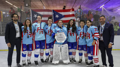 Womens team Silver in Brazil 2024 IIHF 3v3 Series