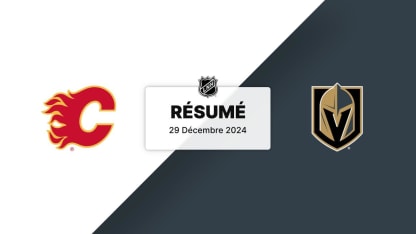 CGY vs VGK | Résumé 29/12/24