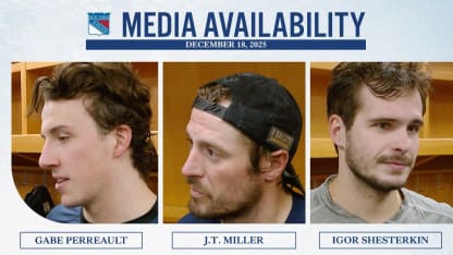 Postgame: Perreault, Miller and Shesterkin