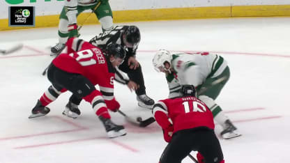 MIN@NJD: Cotter scores goal against Filip Gustavsson