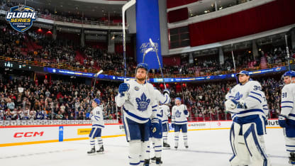 William Nylander stars for Toronto Maple Leafs at Global Series