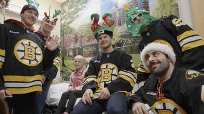 Bruins Christmas Toy Delivery