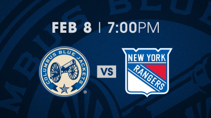 SATURDAY, FEBRUARY 8 AT 7 PM VS. NEW YORK RANGERS