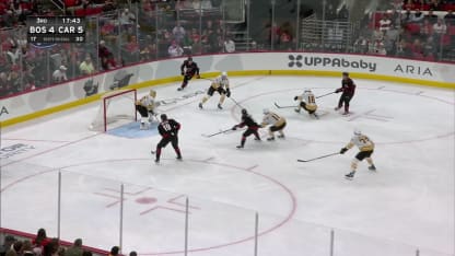 BOS@CAR: Korpisalo with a great save against K'Andre Miller