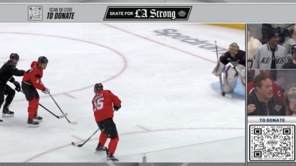 Team Red scores two quick goals