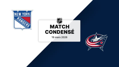 Match condensé : NYR @ CBJ 19/03/2026