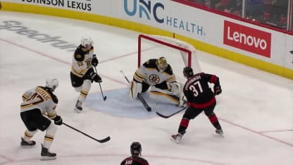 BOS@CAR: Svechnikov scores PPG against Jeremy Swayman