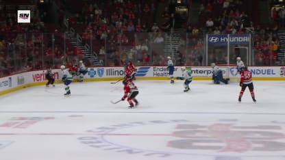 Brock Boeser with a Goal vs. Chicago Blackhawks