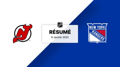 NJD vs NYR | Résumé 09/01/2025