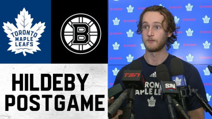 Dennis Hildeby | Post Game vs. Boston Bruins | November 08, 2025