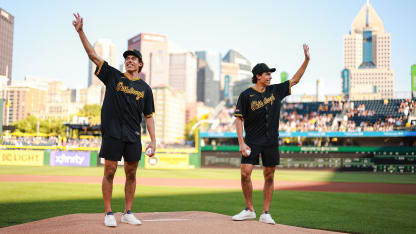 Ruck twins Pirates game