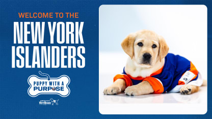 Puppy with a Purpose 6.0: Islanders Team Up with America’s VetDogs to Raise Sixth Puppy