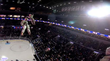 POV: Military rappels from rafters