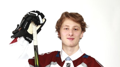 Tyler Weiss prospect 2018 NHL Draft pose portrait