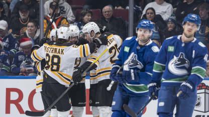 Stats & Highlights: Bruins 5, Canucks 1