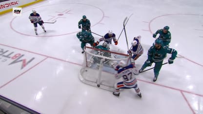 EDM@SJS: McDavid scores PPG against Alex Nedeljkovic