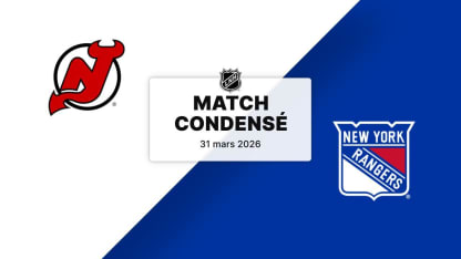 Match condensé : NJD @ NYR 31/03/2026