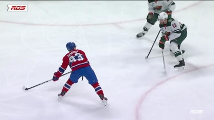 MIN@MTL: Hutson marque un but contre Jesper Wallstedt