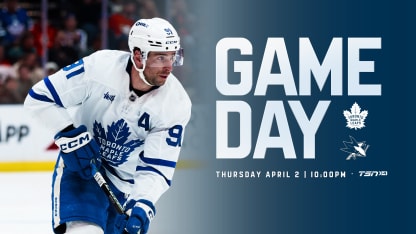 GAME DAY vs SAN JOSE - APRIL 2, 2026