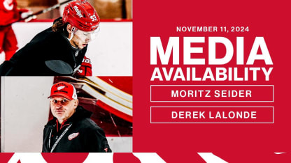 Moritz Seider, Derek Lalonde Media Availability 