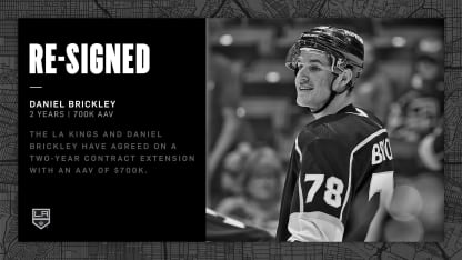 Daniel_Brickley 2-year contract extension LA Kings