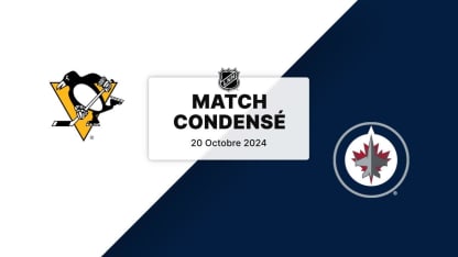 Match condensé: PIT @ WPG 20/10/24