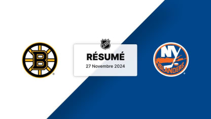 BOS vs NYI | Résumé 27/11/24