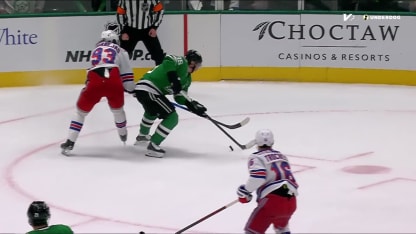 NYR@DAL: Robertson scores empty-net goal