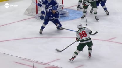 MIN@TBL: Zuccarello scores PPG against Andrei Vasilevskiy