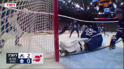 COL@TOR: Woll with a great save against Nathan MacKinnon