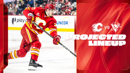 Projected Lineup - Flames vs. Penguins - 21.01.26