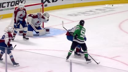 Johnston picks the corner