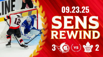 Sens Rewind: Sens Win Preseason Rematch With Toronto