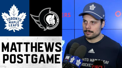 Auston Matthews | Post Game vs Ottawa Senators