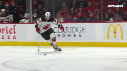 NJD@OTT: Cotter scores goal against Linus Ullmark