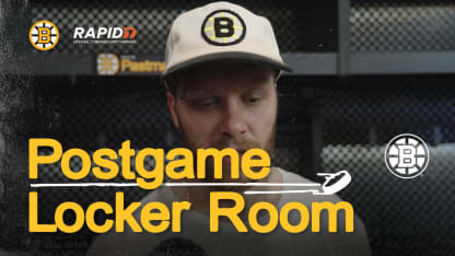Locker Room Raw: Kuraly, Pastrnak, Swayman