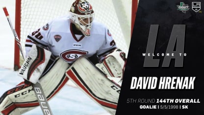 David Hrenak LA Kings 2018 NHL Draft